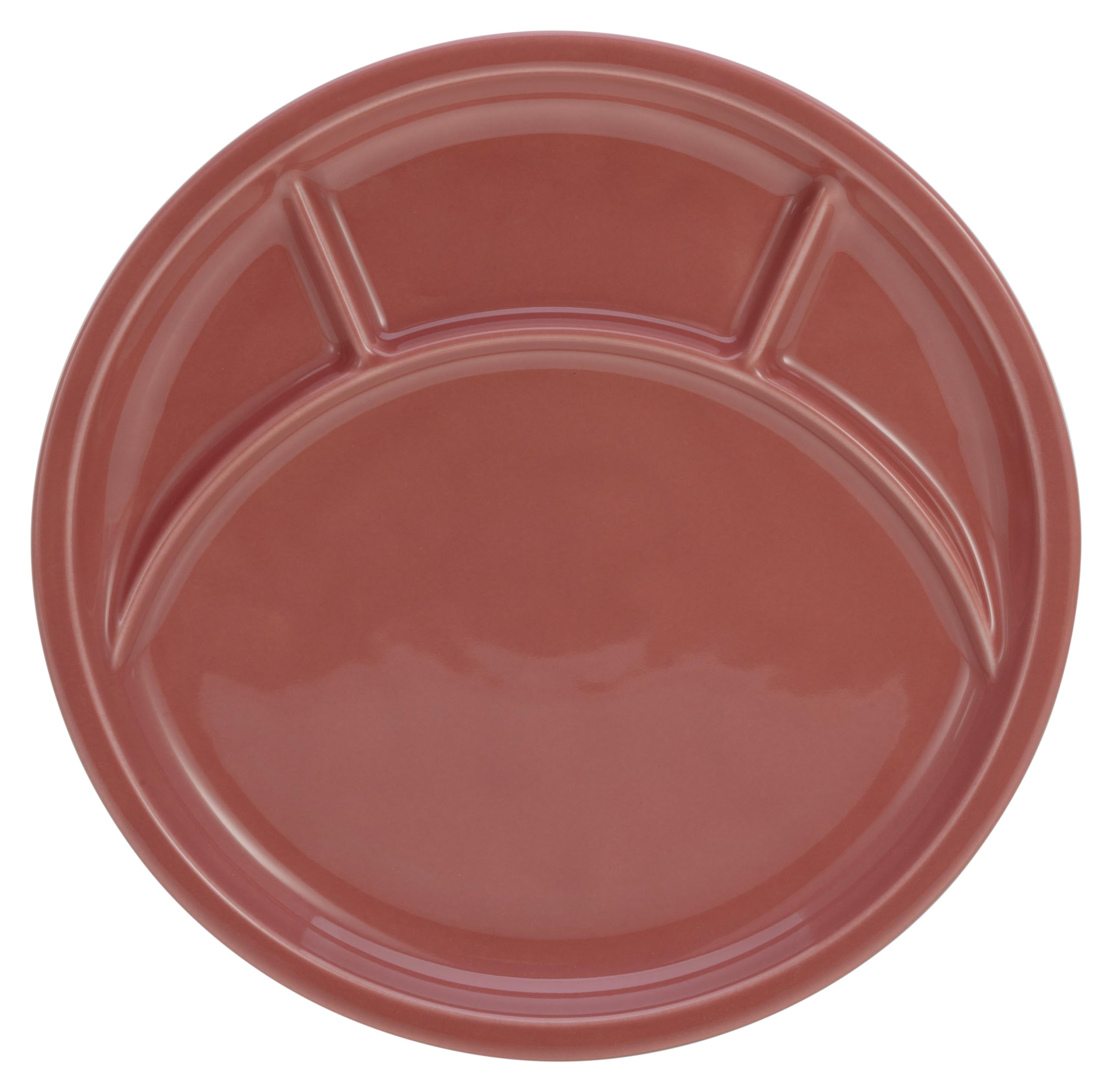 Creatable, 22925 Série Universal Lot de 4 assiettes à fondue en porcelaine pour 4 personnes Rouge Fabriqué en Pologne