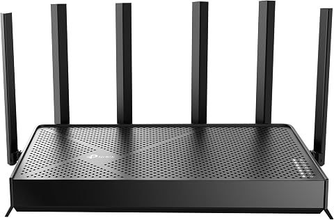 TP-Link Tri-Band WiFi 7 Router (Archer BE600) with 10G Port and HomeShield Se...