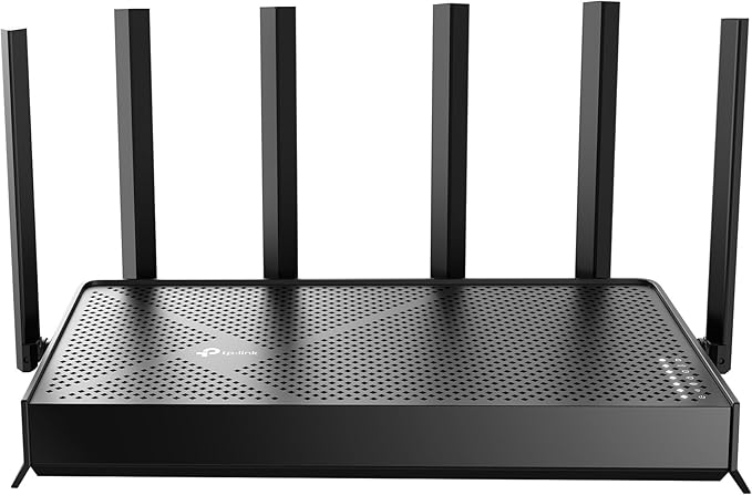 TP-Link Tri-Band BE9700 WiFi 7 Router (Archer BE600) – 10G Port, 2.5G Port, 3× 2.5G LAN, 320MHz Channel, Covers up to 2,600 sq. ft., 120 Devices, VPN, HomeShield Security