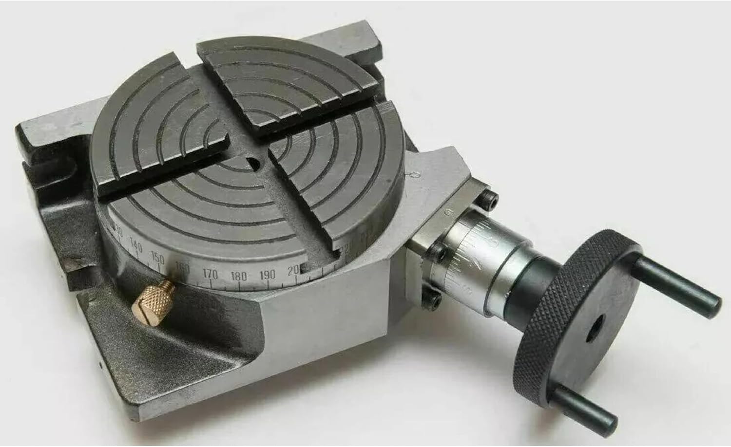 4 Inch/100 mm Precision Rotary Table for Milling Machine, Horizontal and Vertical