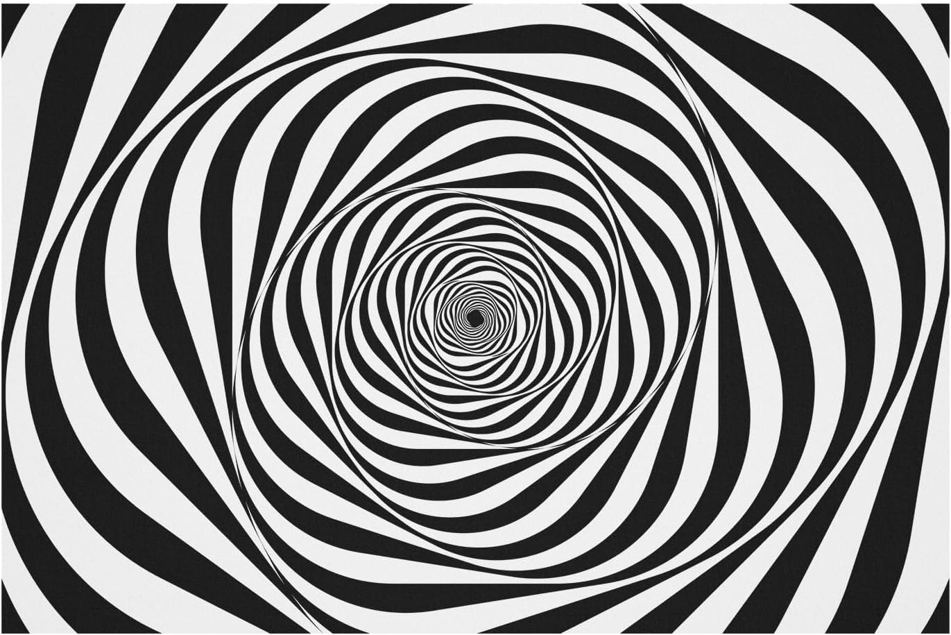 Area Rug Abstract Geometric Texture With Stripes 3D Rugs Non-Slip Mat Throw Rug Yoga For Living Room Playroom Classroom Nursery Decor Outdoor Floor Carpets 200X300Cm/78.7X118Inch, Soft St -5005907353 3 71YPR2At9CL. AC SL1371