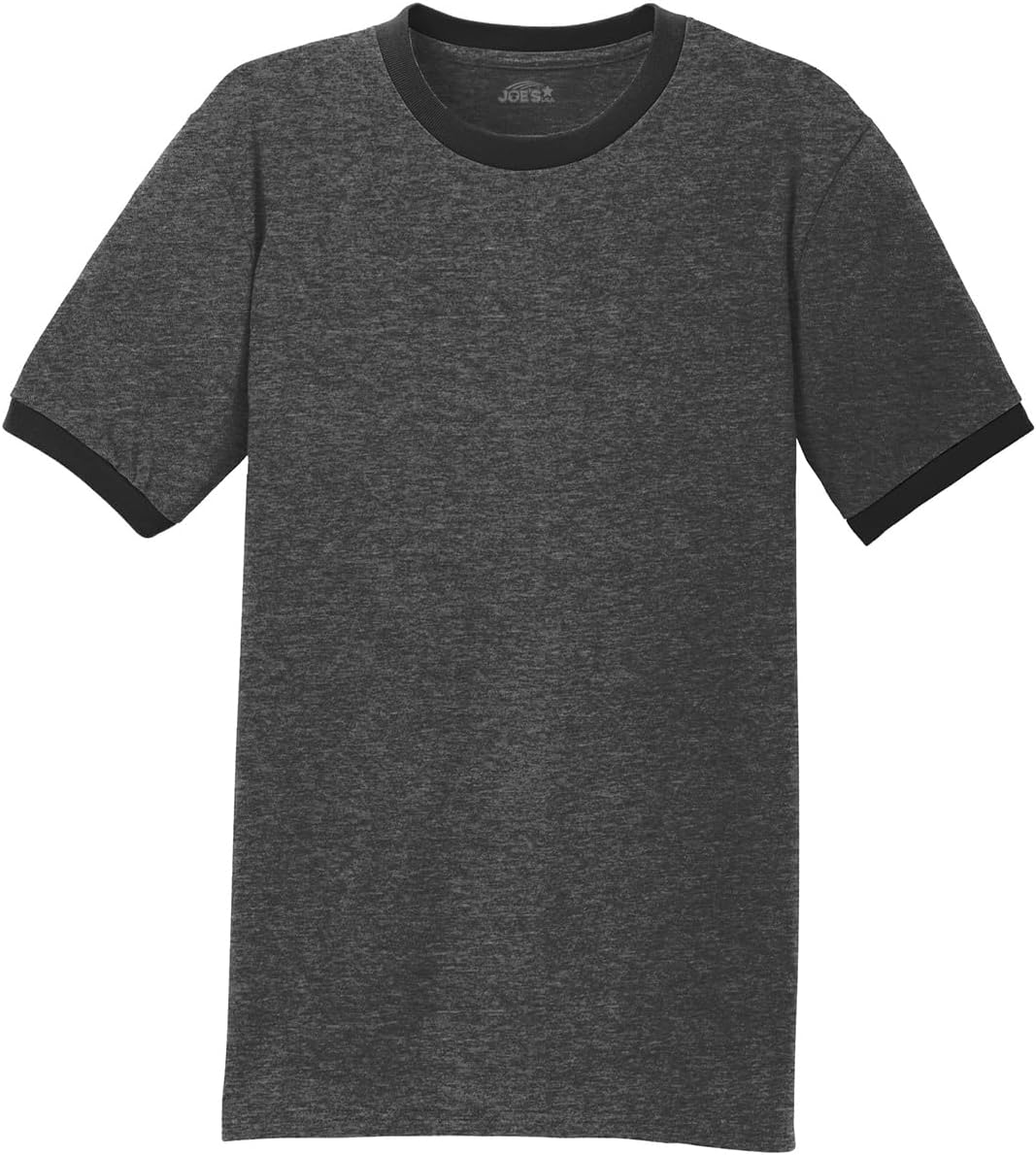 Joe's USA Men's Soft 5.4-oz 100% Cotton Ringer T-Shirts in Adult Sizes: S-4XL