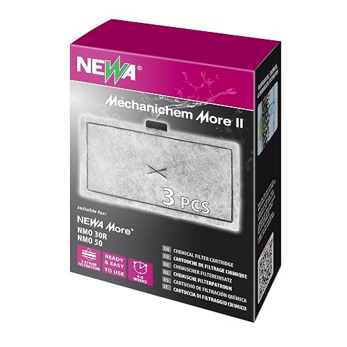 NEWA Mechanichem More II - Cartucho de Filtro para acuariofilia (3 Unidades)