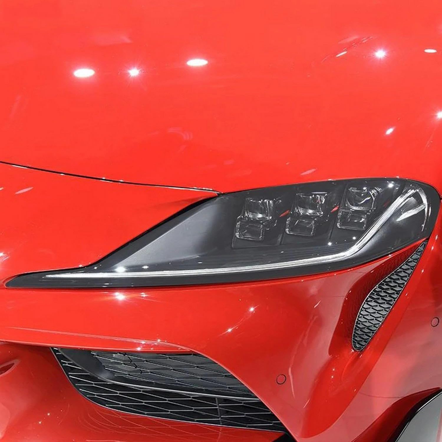 Car Headlight Protective Film Headlamp Restoration Transparent TPU Sticker，for Toyota Supra 2019 2020 Accessories