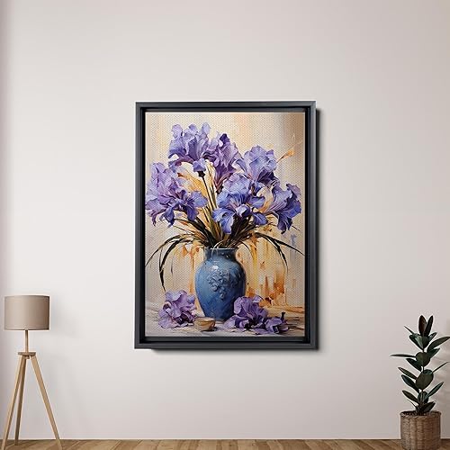 Miniatura 3 de Provence Blooms, Acrylic Iris Prints, Captivating Canvas Wall Art Celebrating the Beauty of Flowers, Wall Art, Home Decor