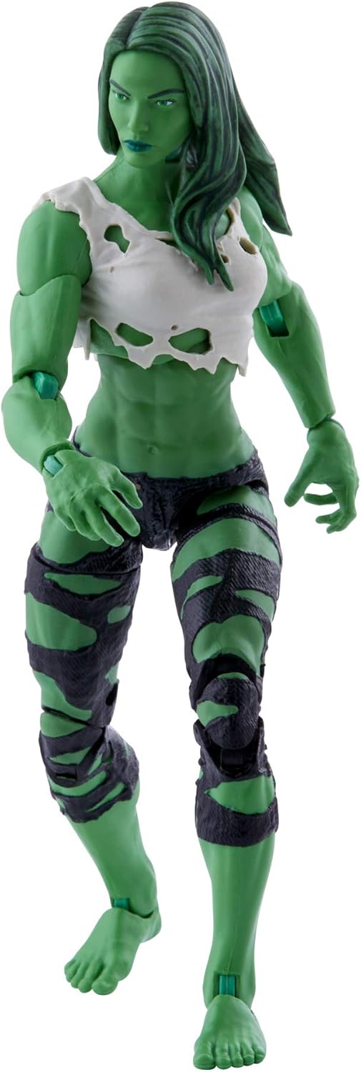 Marvel Hasbro Legends Series Avengers 6-inch Scale She-Hulk Figure and 3 Accessories for Kids Age 4 and Up