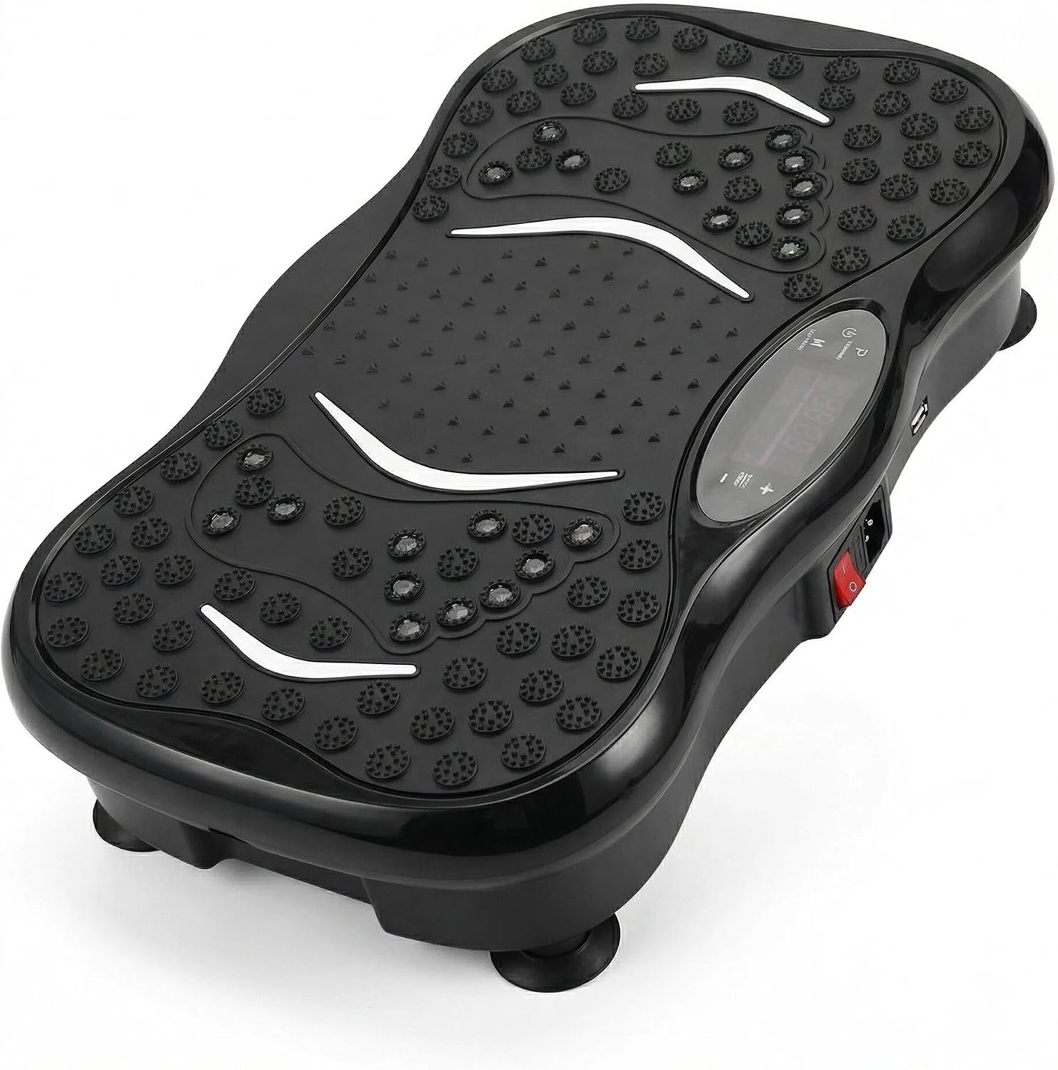 Vibration Plate Exercise Machine for Home Use, Whole Body Vibration Platform with 250 Adjustable Speeds, Supports up to 450 Lbs, Fitness Equipment for Workout and Muscle Activation, Shake Plate