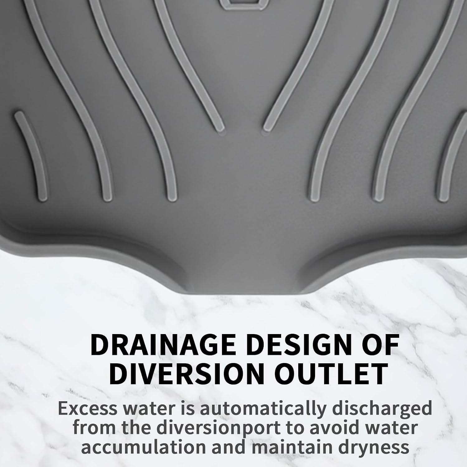 2 Pack Silicone Soap Dish with Drain, Self Draining Bar Soap Holder for Shower, Silicone Dish Soap Tray, Bathroom and Kitchen Sink Organizer, Grey image 5