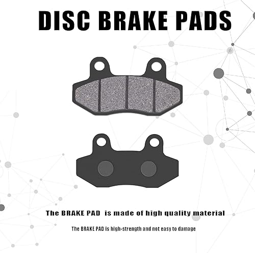 Miniatura 2 de Juego de 2 pastillas de freno para 150cc 200cc 250cc ATV Dirt Bike Pit Bike Go Kart, Yerf-Dog Spiderbox 150cc GX150 go kart Gy6 49cc 50cc 125cc