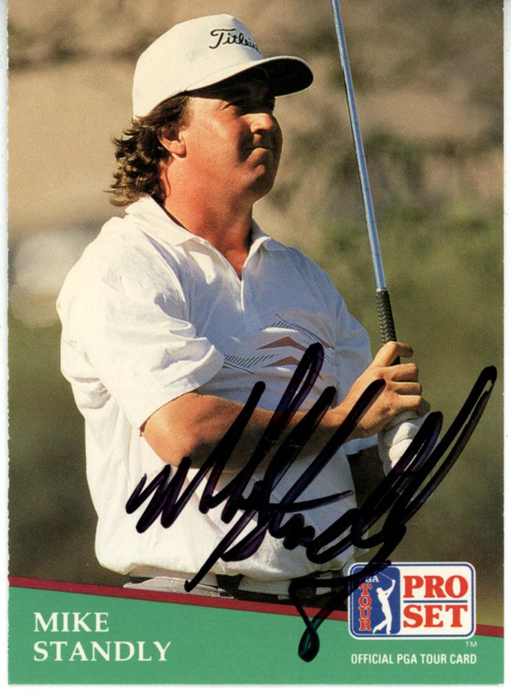 Mike Standly Autographed 1991 Pro Set #162 Trading Card Beckett