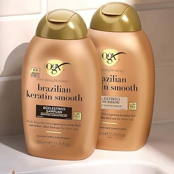 OGX Brazilian Keratin Smooth Düzleştirici Sülfatsız Şampuan 385 Ml