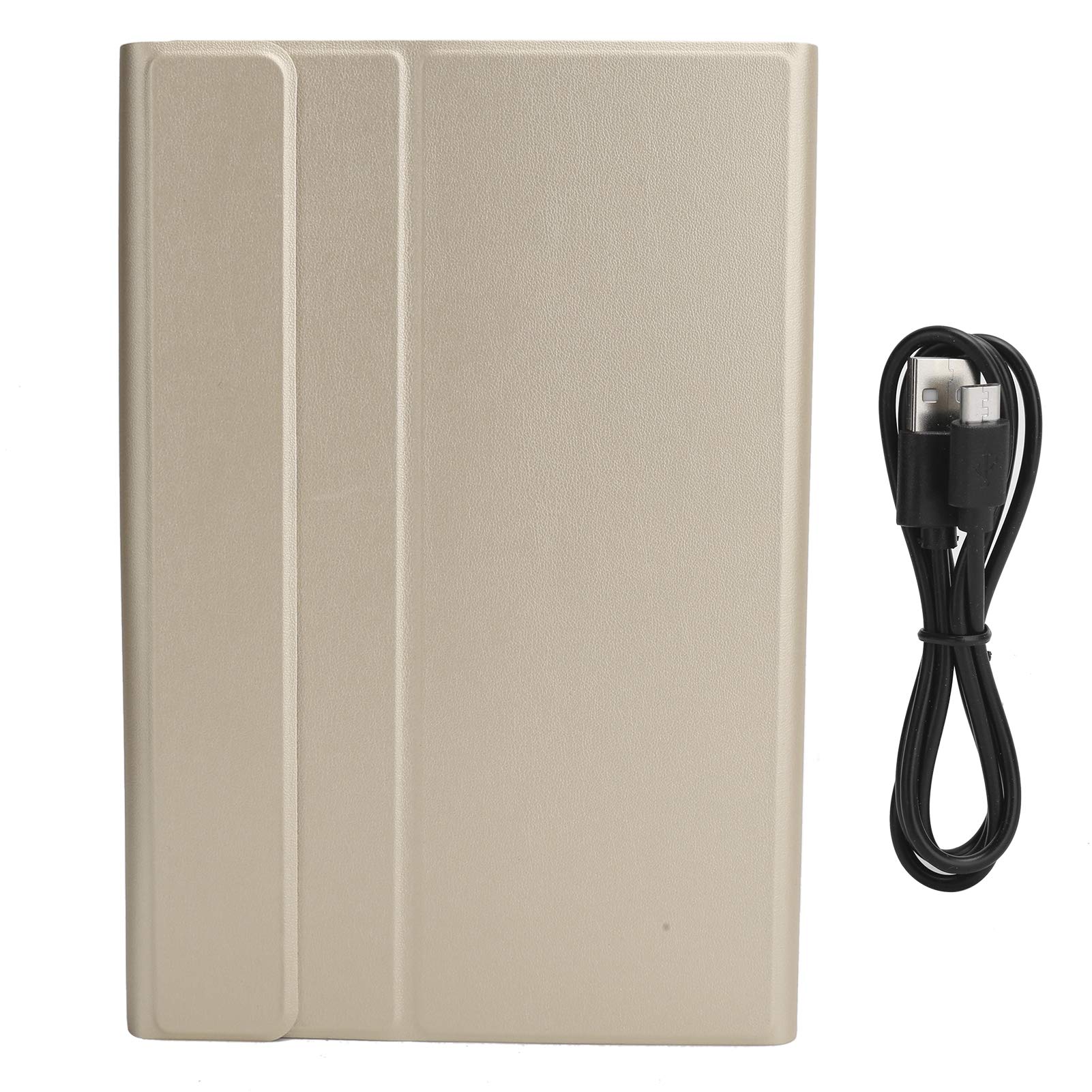 Cocoarm Funda con Teclado para Tab A7, Panel Táctil, Desmontable (Gold)