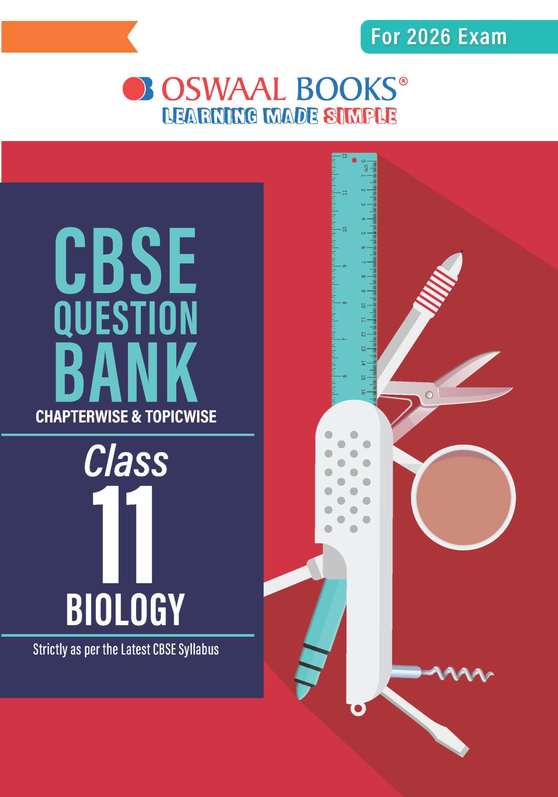 Oswaal CBSE Question Bank Class 11 Biology For 2026 Exam