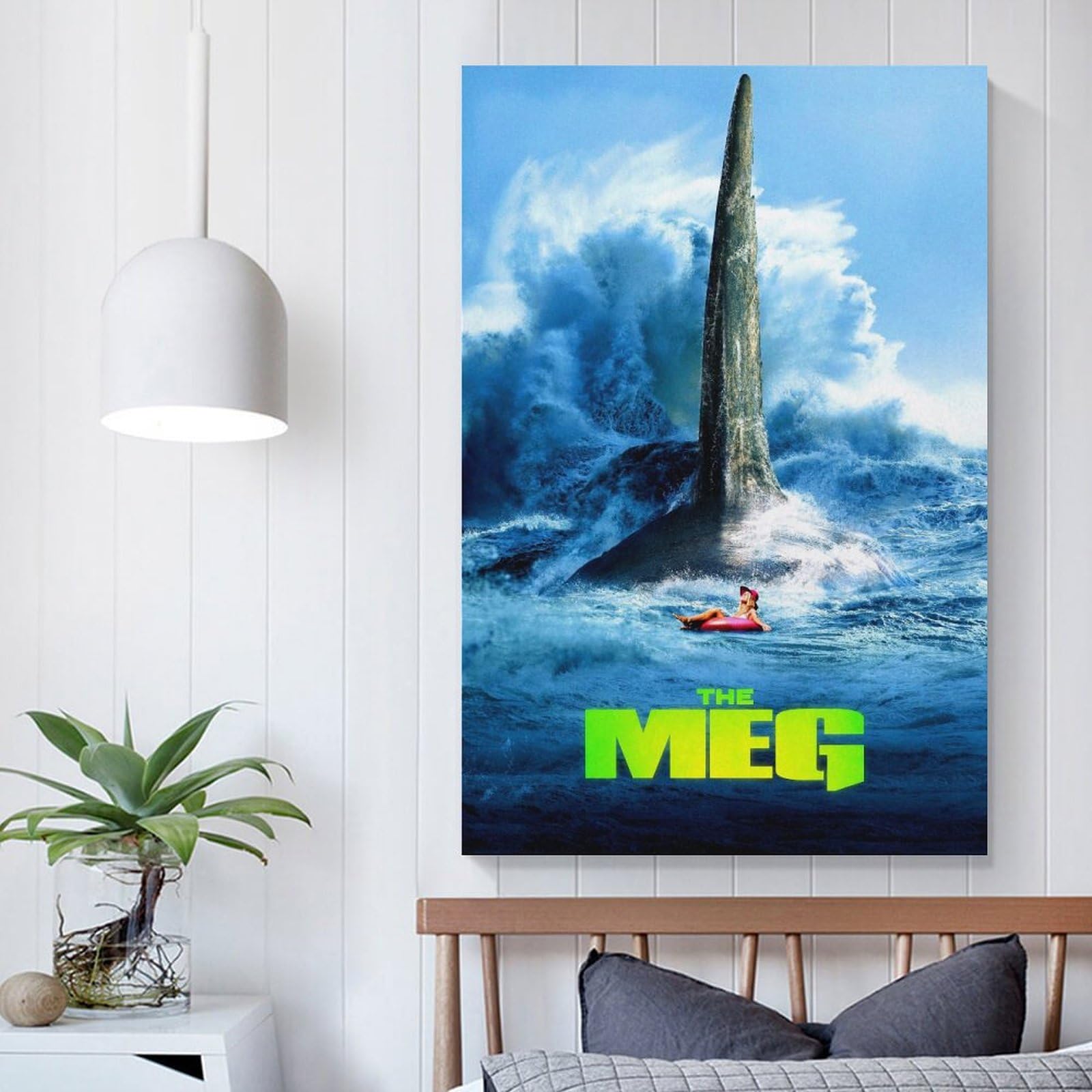 MEG ポスターセット Amazon.co.jp: 映画ポスター MEG ザ・モンスター キャンバスアート