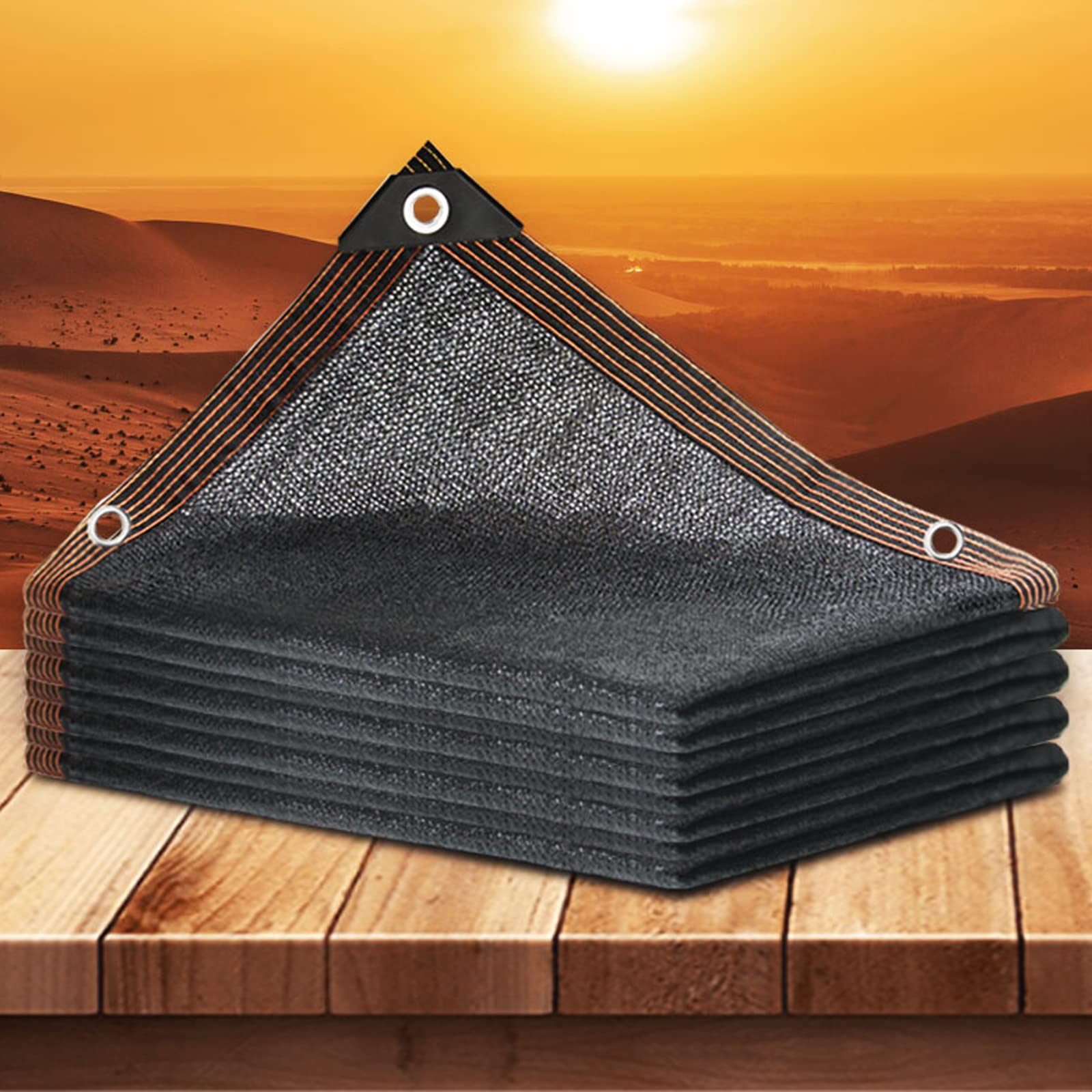 Filet d'ombrage 90% protection UV 10x10m pour jardin et terrasse