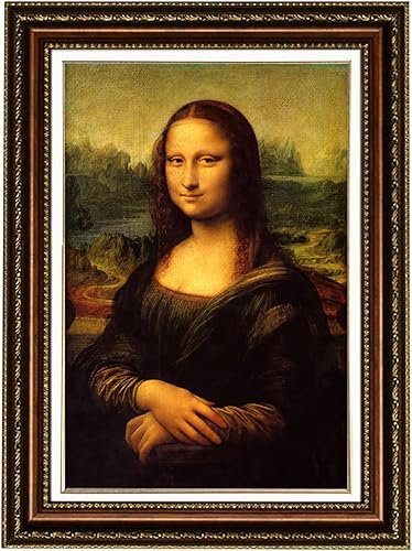 Miniatura 4 de ELITEART - Salvator Mundi por Leonardo Da Vinci Reproducción de pintura al óleo Giclée Wall Art Impresiones en lienzo tamaño enmarcado: 34 x 25