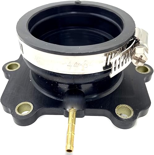 Miniatura 6 de 2 piezas de repuesto 07-100-56 (2) Brida de montaje del carburador de arranque de admisión Compatible con Arctic Cat Mountain Cat 500 Efi.Powder