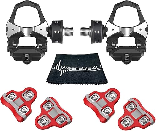 Favero Assioma Duo - Medidor de potencia de ciclismo con tacos adicionales y paño de limpieza Wearable4U Favero Assioma Duo - Medidor de potencia de ciclismo con tacos adicionales y paño de limpieza Wearable4U