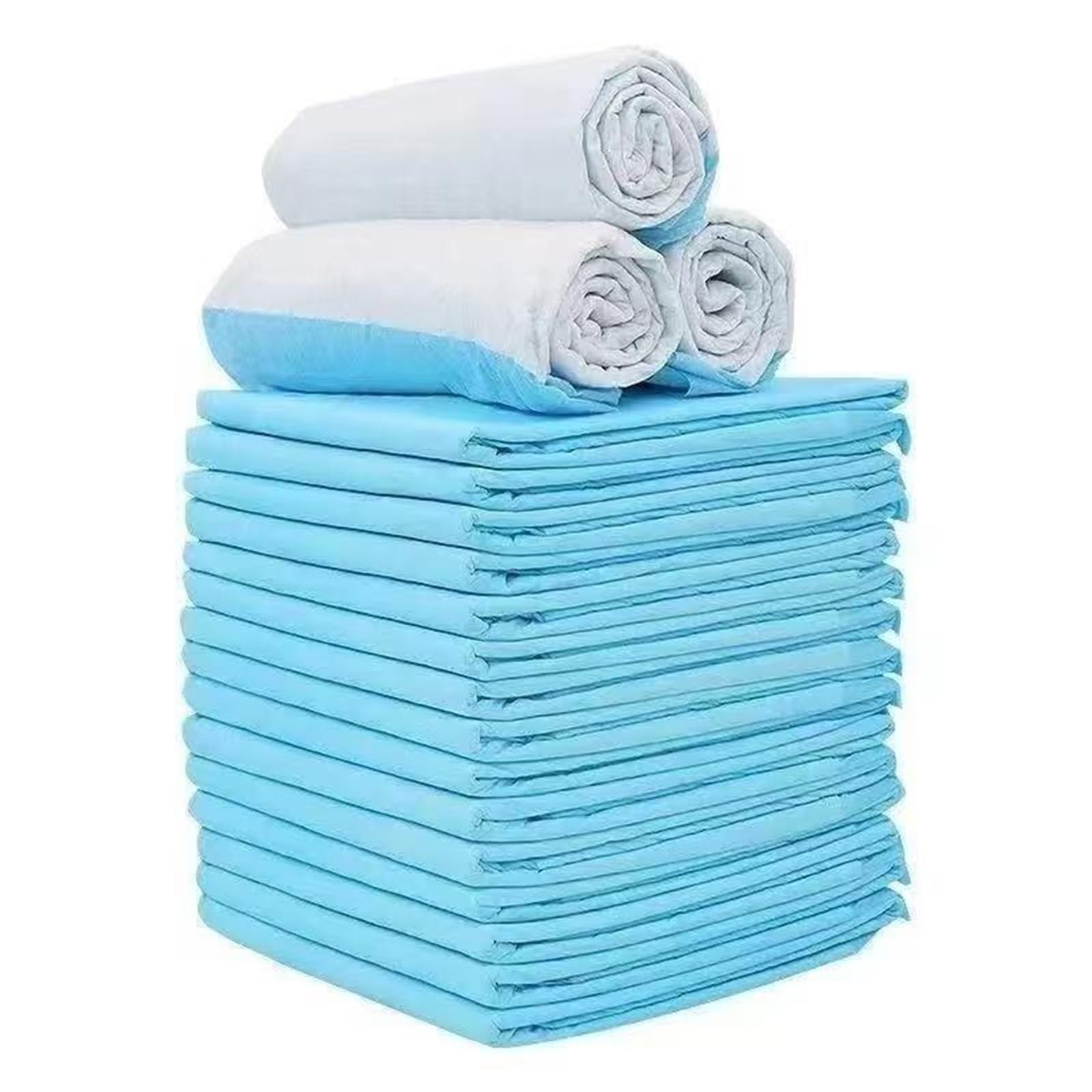Dog Cat Training Pads, Super Absorbent Deodorant Pet Diaper Mats, Non-Leak Sanitary Pads 1 Pcs(Thin L size 60cm60cm 40 pieces)