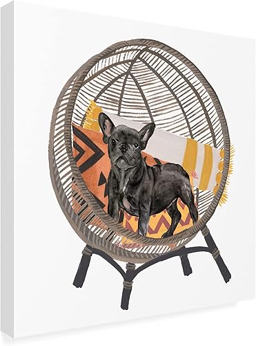 Miniatura 2 de Trademark Fine Art Lienzo decorativo con texto en inglés "Pom Pom Pup II" por Melissa Wang