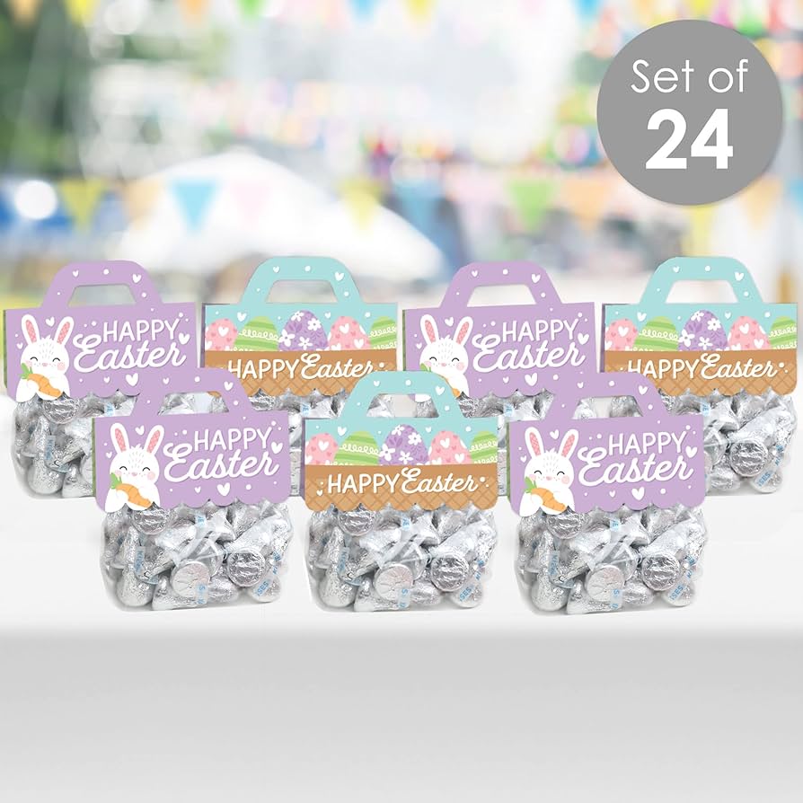 amazon-com-big-dot-of-happiness-spring-easter-bunny-diy-happy-easter-party-clear-goodie-favor-bag-labels-candy-bags-with-toppers-set-of-24-health-household for Free Printable Easter Treat Bag Toppers Amazon.com: Big Dot of Happiness Spring Easter Bunny - DIY Happy Easter Party Clear Goodie Favor Bag Labels - Candy Bags with Toppers - Set of 24 : Health & Household for Free Printable Easter Treat Bag Toppers