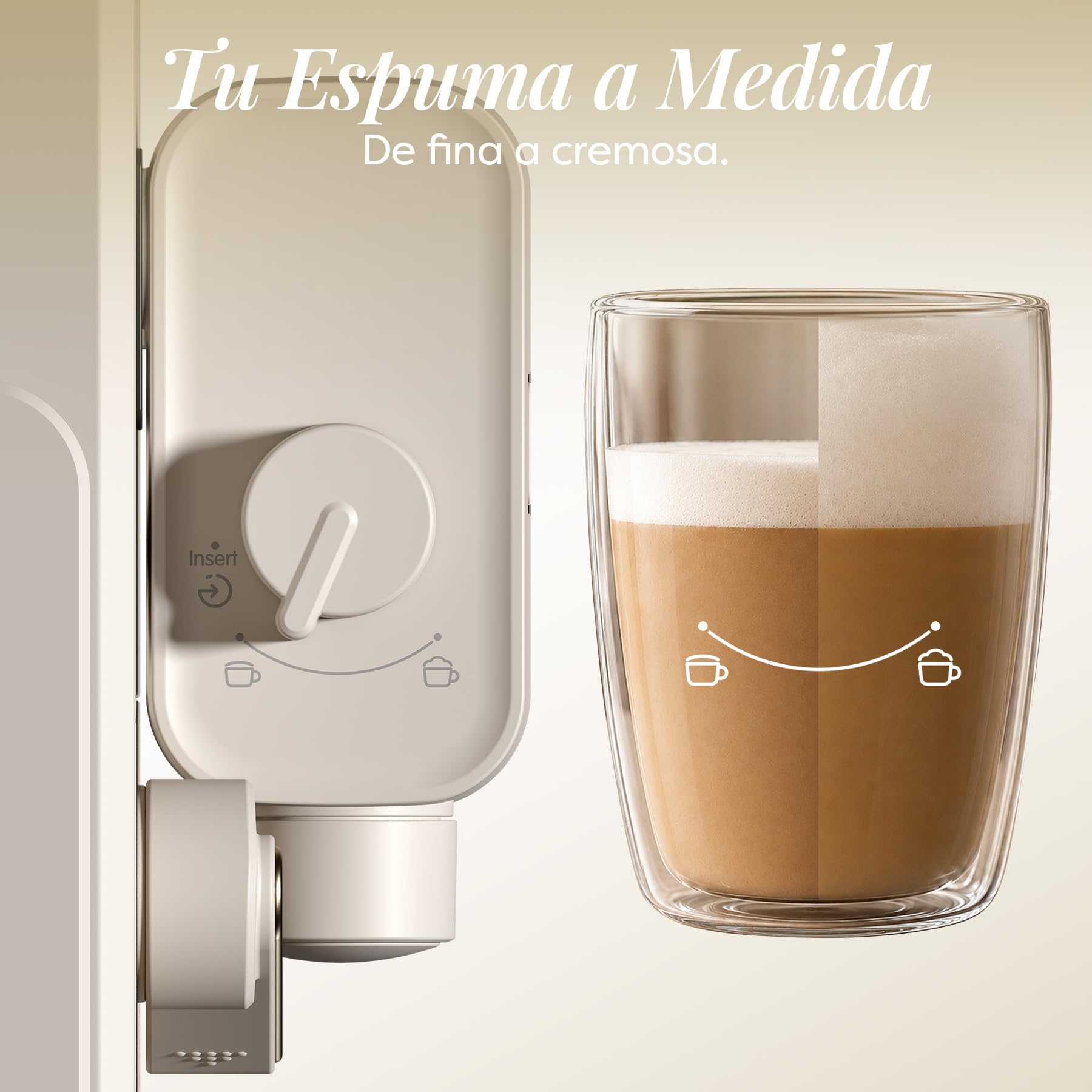 CIARRA CBSACM-D6 Cafetera Espresso con Molinillo y Espumador 15 Bares | Semiautomática para Cappuccino y Latte, Depósito de Granos 80 g PID Control de Temperatura Depósito 1.0L