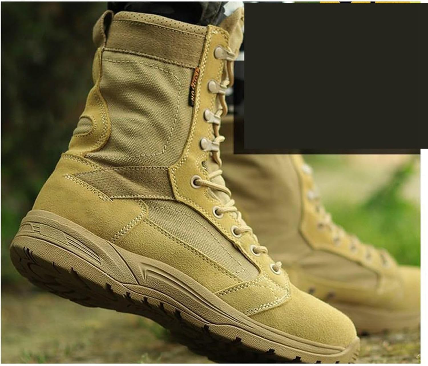 営业促进[Taopagii] コンバットブーツ 本革 ミリタリーブーツ 軍用靴 タクティカル ブーツ 砂漠靴 ショットブーツ トレッキング  ボアダイヤル