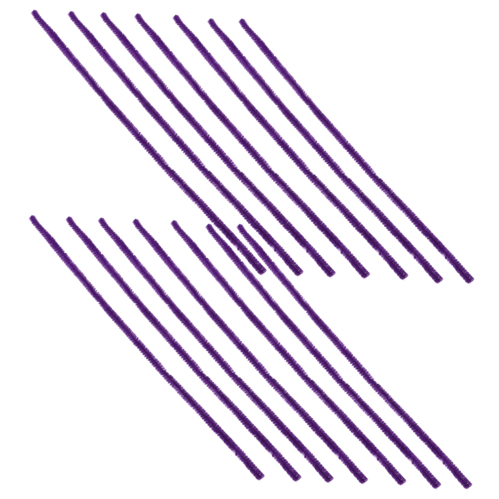 Kisangel Chenille Stems Pipe Cleaner Bulk 100pcs Twisted Sticks Material Craft Cleaners Soft Fuzzy Chenille for Boys and Girls