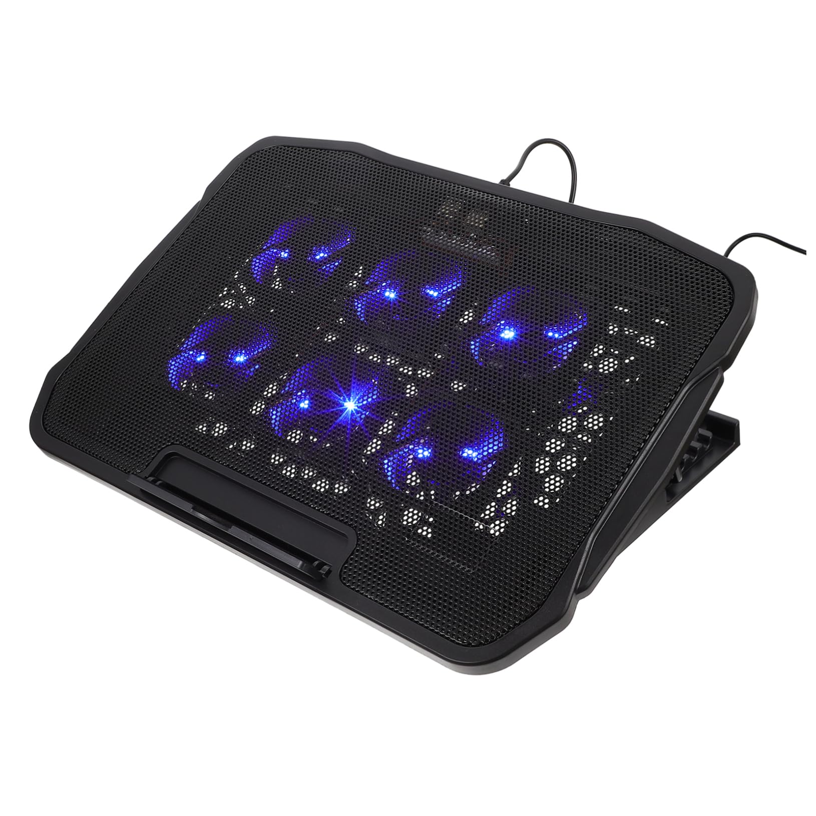Soporte para Portátil Ajustable con Ventilador Disipador de para Oficina y Hogar Base Ergonómica para Notebook con Control de de Viento