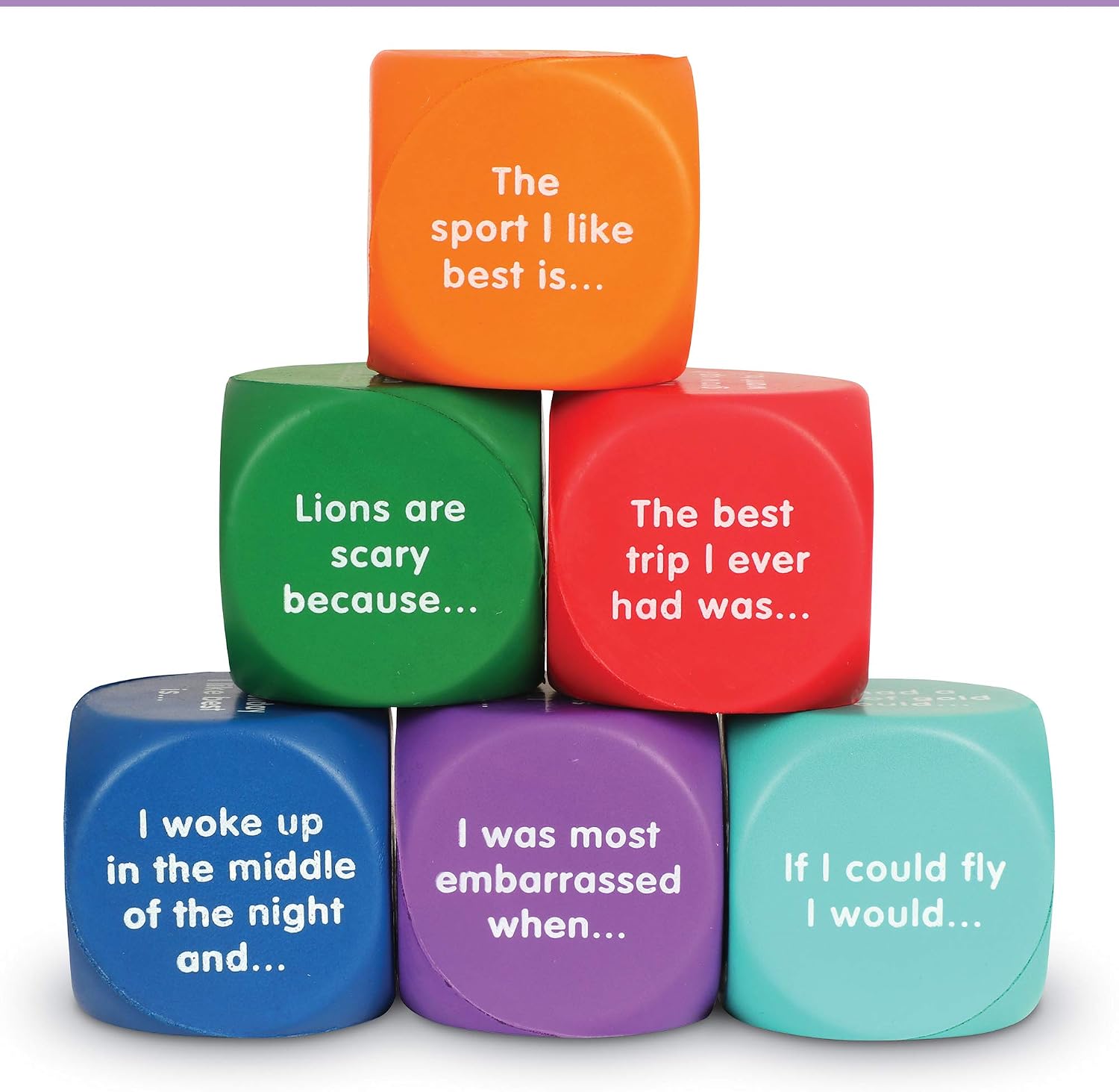 Learning Resources Writing Prompt Cubes