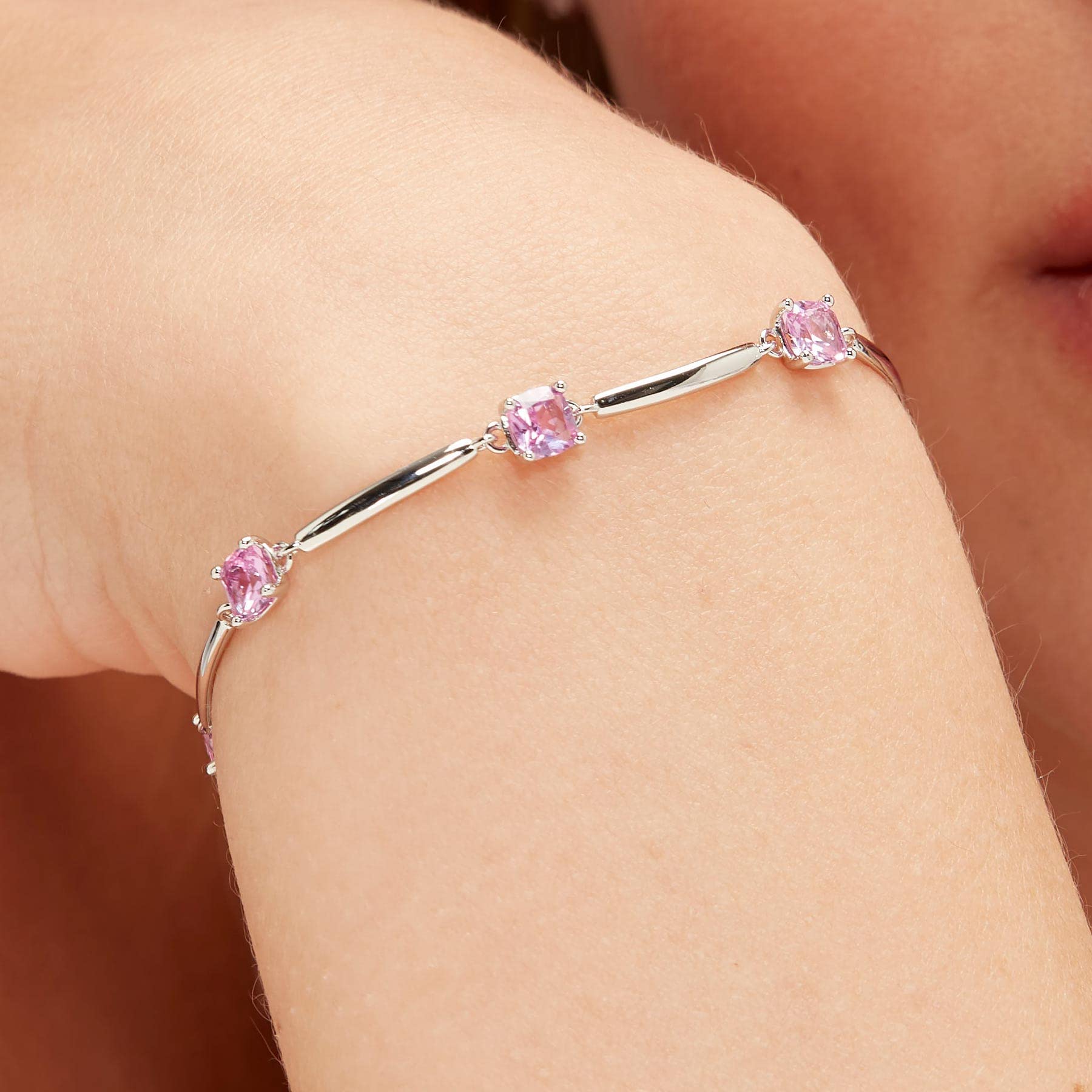 Brosway Bracciale Donna, Bracciale Rigido in Argento e Vibrant Pink | Collezione Fancy - FVP05