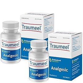 Traumeel Arnica + 13 Natural Actives for Muscle, Joint, Back, Injury, Exercise Related Pain & Soreness - 100 Tablets (2 Pack)