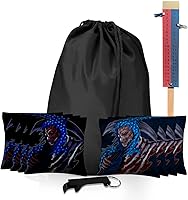 Vista 12 de BackYardGamesUSA Juego de 8 bolsas de Cornhole profesionales reguladoras, Tournament Slick n Stick Cornhole, bolsas para juegos de Cornhole