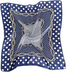 Lenço Cetim Seda 90x90cm Cachecol Moda Feminino Versátil para Pescoço e Cabeça Uso Quatro Estações