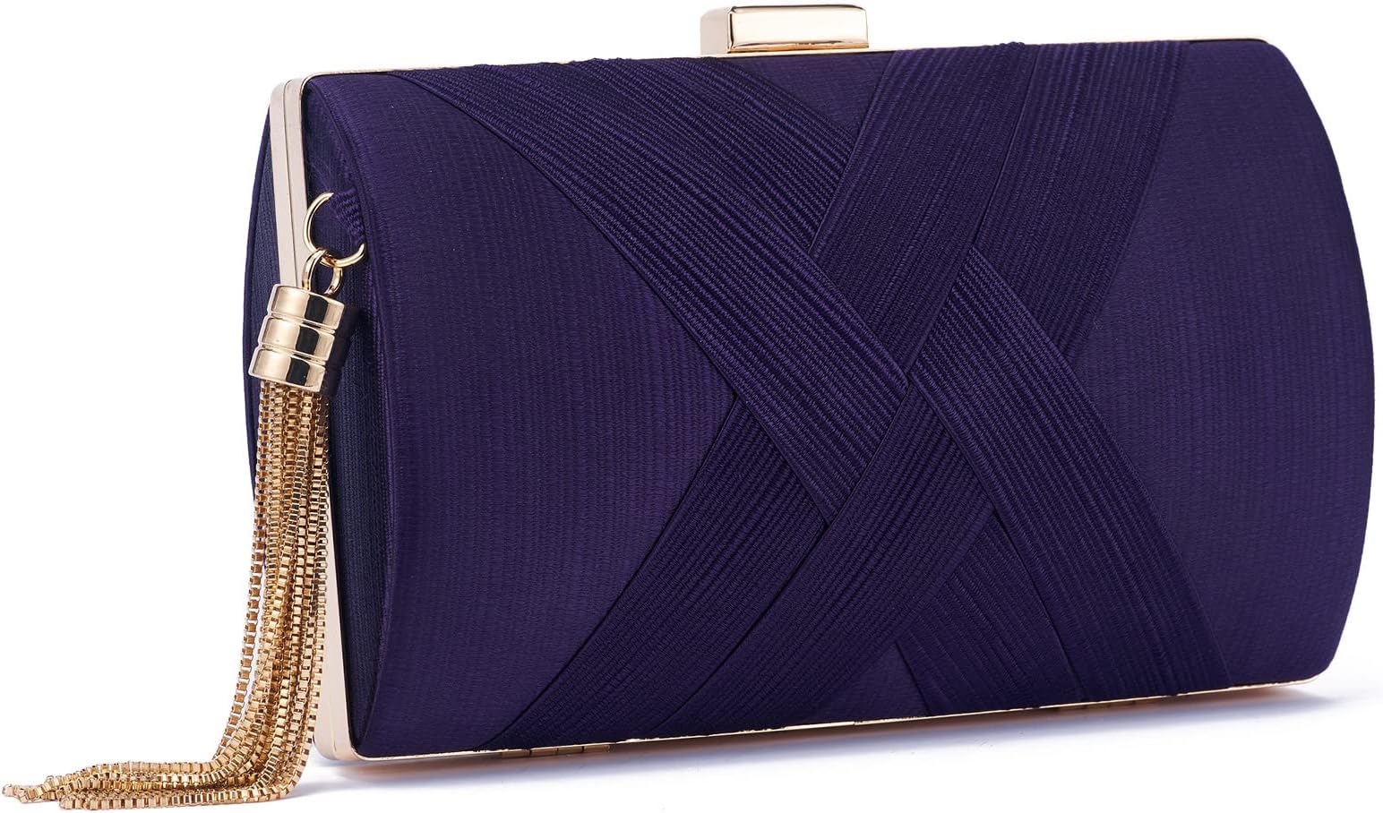 Women Clutch Bag Evening bag Fringed Evening Handbag,Lady Party Wedding Clutch Purse Chain Shoulder Cross Body Bag