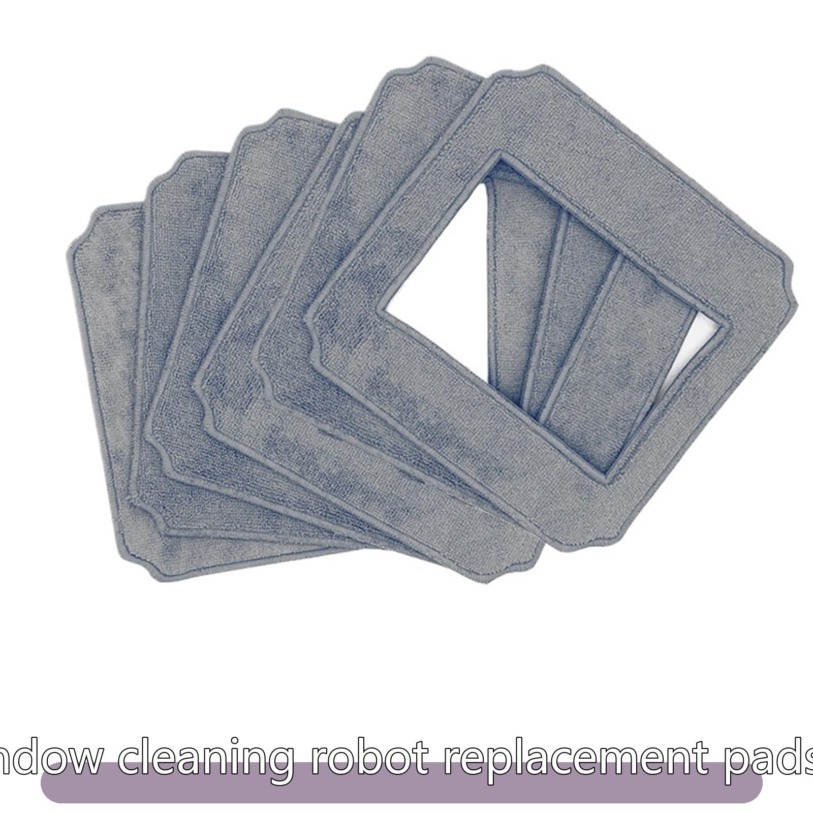 Pad Di Sostituzione Del Robot Per La Pulizia Delle Finestre W140 | Vetro Pulizia Mops 24 X 24 Cm Vestiti Lavabili Rags Lavare Le Finestre Pezzi Di Ricambio Accessori(18Pack)