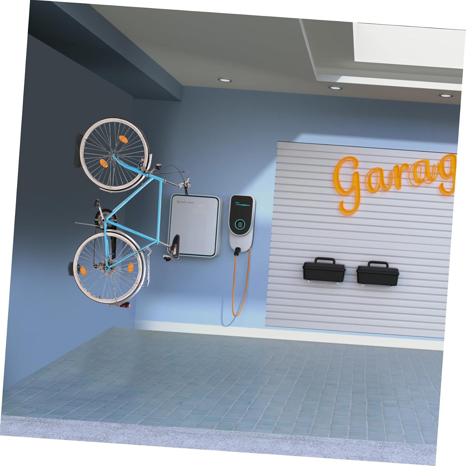 1Set Wear Resistant Bike Hook Wall Mounted Household Bike Holder Sturdy Design for Capacity Space Saving Bike Accessory for Garage Indoor Use