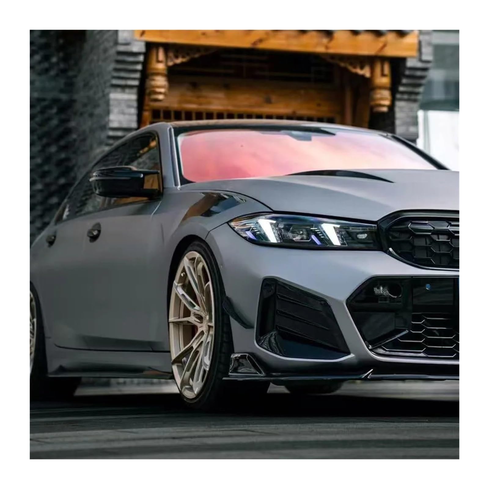 per BMW Serie 3 G20 G28 320I 325I 330I 2023-2024 Gruppo Ottico Auto Aggiornamento Effetto di avviamento Lente proiettore Accessori
