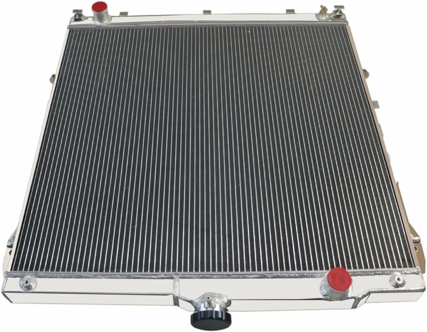 4 Rows Core Radiator Compatible For 2007 2008 2009 2010-2014 Toyota Tundra/Sequoia V8 2994,Full Aluminum Racing Cooling Radiators