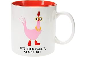 Pavilion Gift Company Early, Cluck Off Chicken Mug
