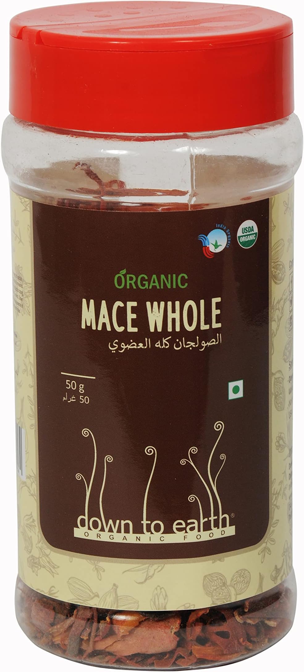 Organic Mace Whole 50 G
