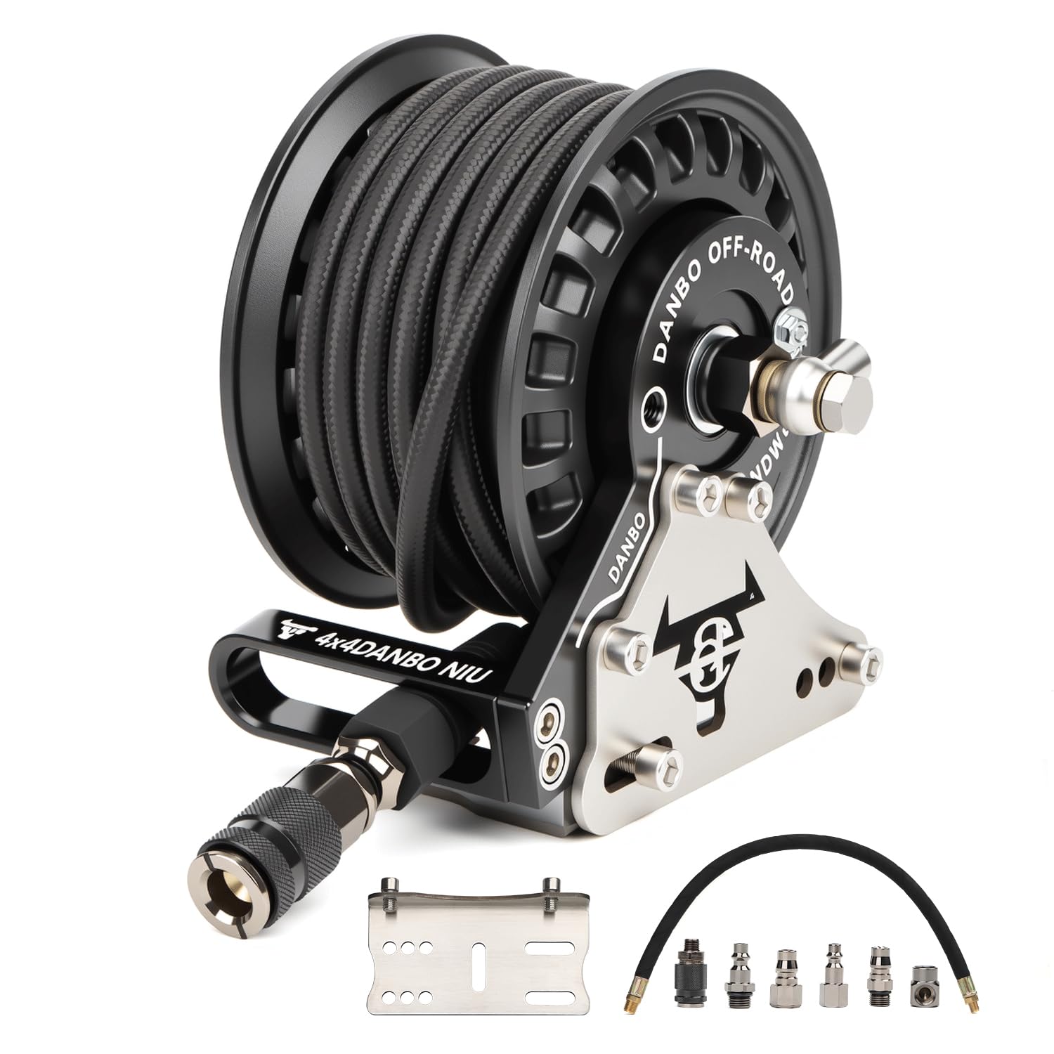 Photo 1 of Danboniu Retractable Air Hose Reel - 23 FT x 1/4", 450 PSI