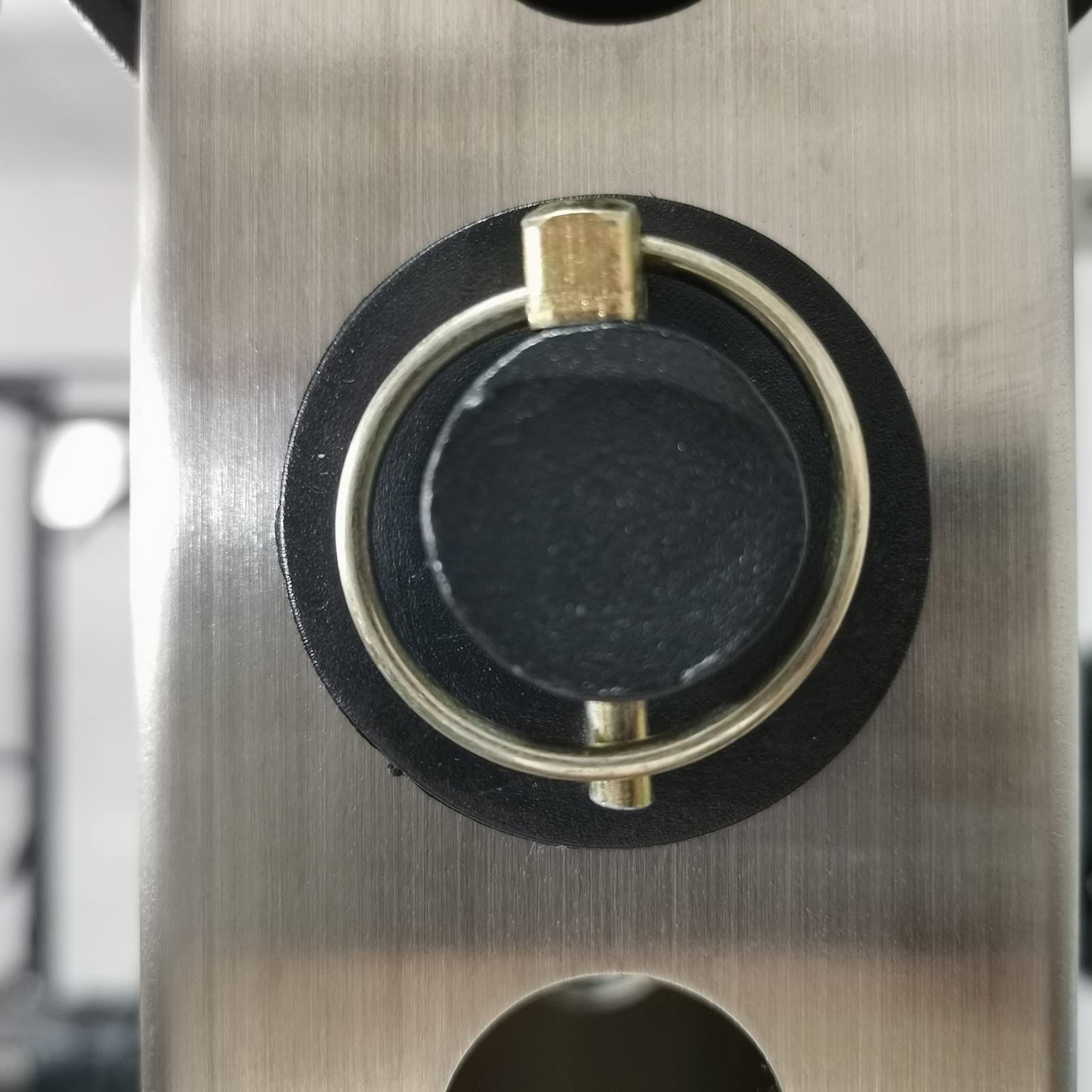 Soporte de sentadillas resistente para gimnasio en casa, se adapta a jaula de potencia de tubo de 3 x 3 pulgadas con agujero de 1 pulgada, accesorios esenciales de gimnasio para entrenamiento de