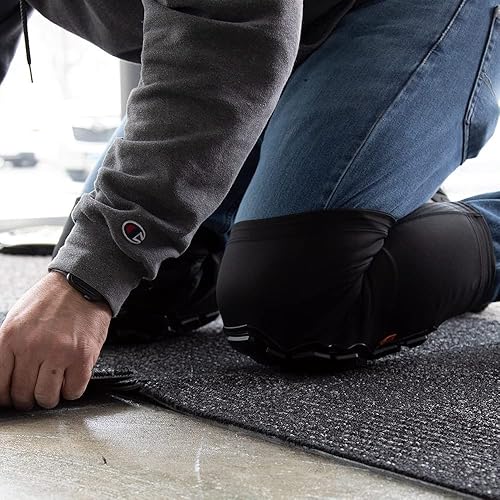 Miniatura 10 de Klein Tools 60615 Rodillera, rodilleras acolchadas resistentes, parte trasera de malla transpirable, puño elástico con silicona antideslizante, SM,