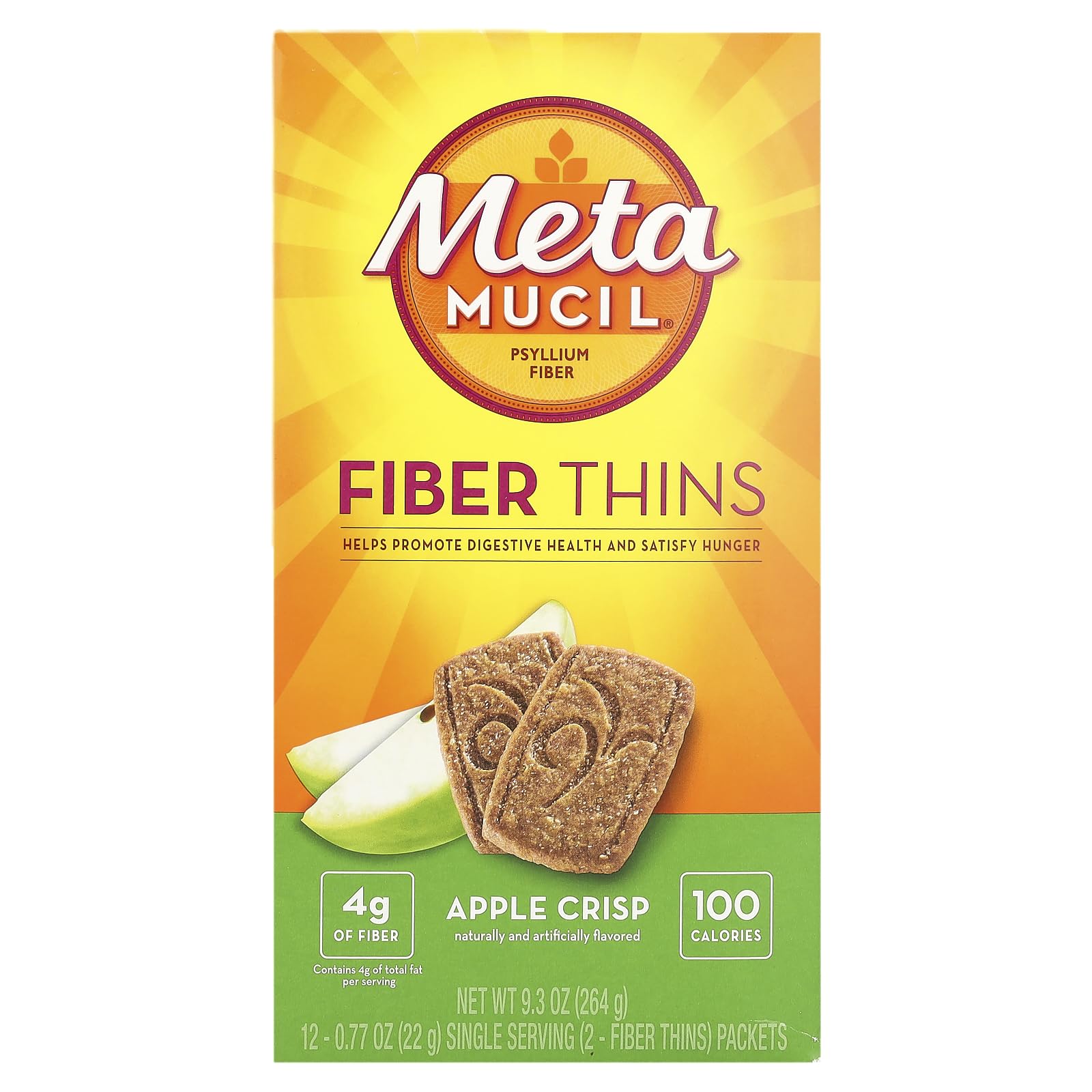 Fiber Wafers, Apple Crisp 24 each (Pack of 2)