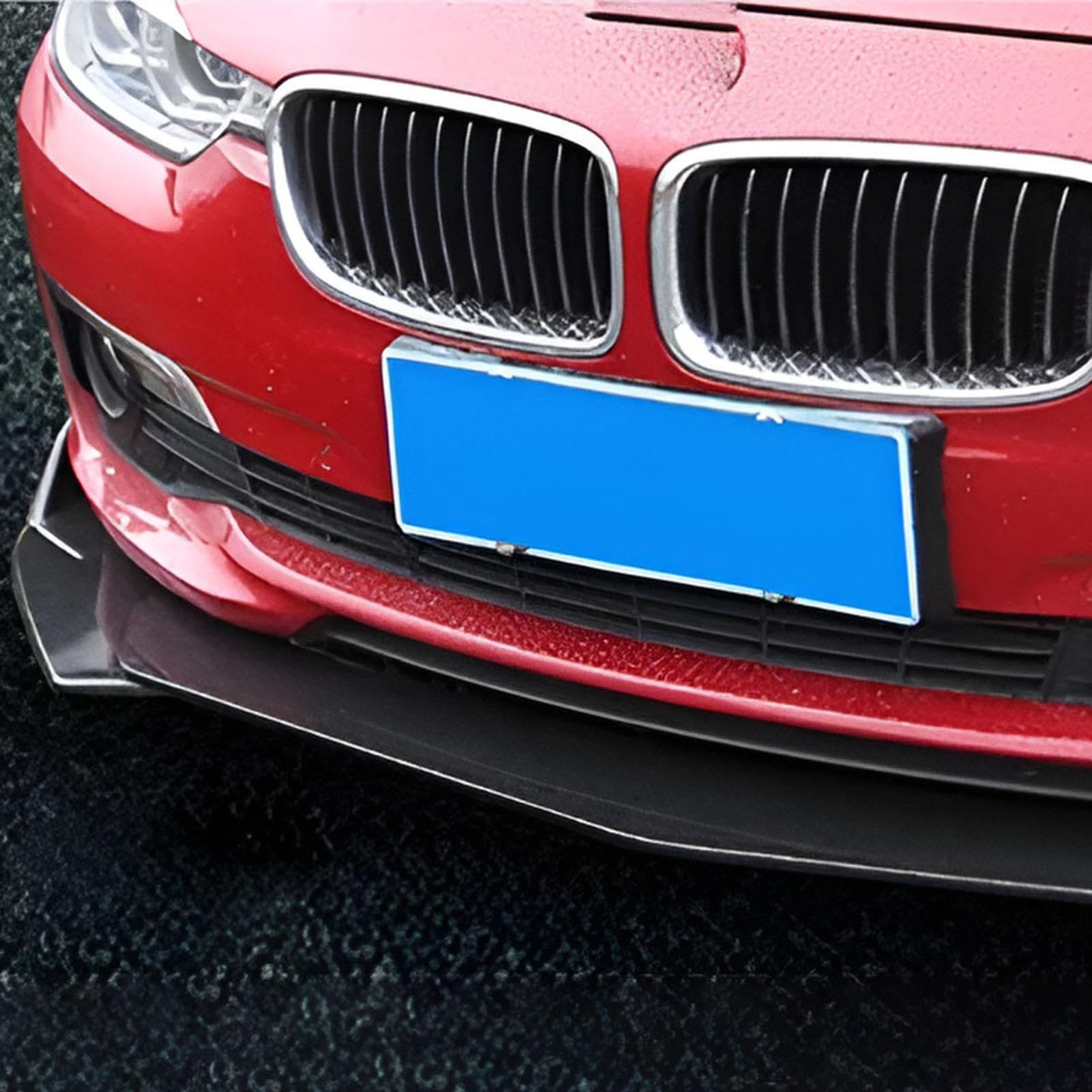 Labbro del paraurti anteriore nero, splitter anteriore per auto,Labbro del paraurti anteriore multiuso impermeabile - Splitter anteriore nero per automobile, spoiler per labbro anteriore per la maggio