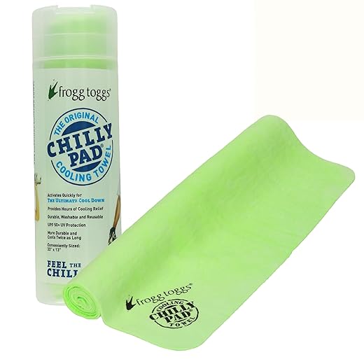 FROGG TOGGS Chilly Pad Instant Cooling Towel, Perfect For Use Anytime You Sweat, 33x13