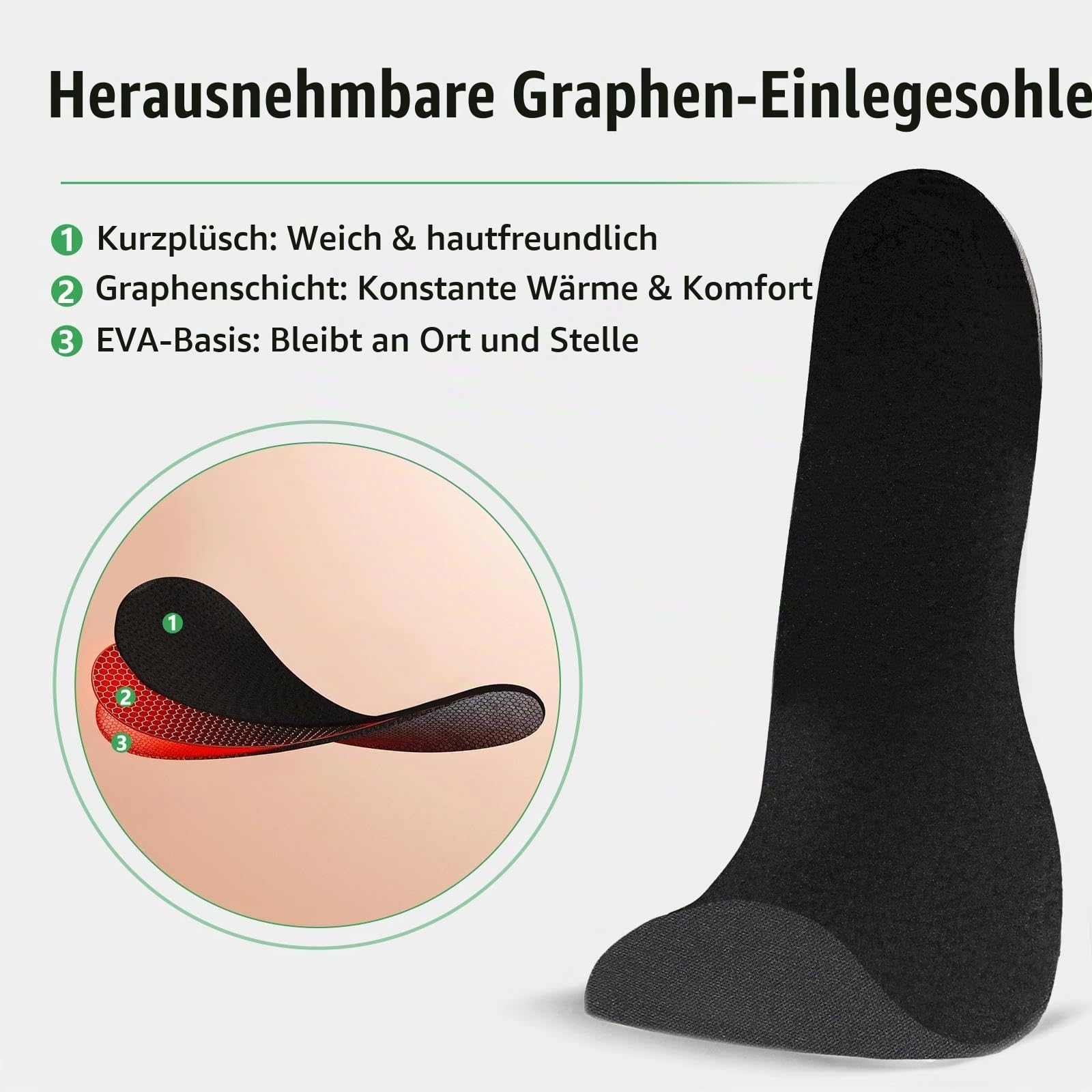 SAGUARO Winter Barfußschuhe Unisex - Warm Gefüttert, Breite Zehenbox, Zero-Drop-Sohle für Winterspaziergänge & Leichte Wanderungen, Gr.36-48