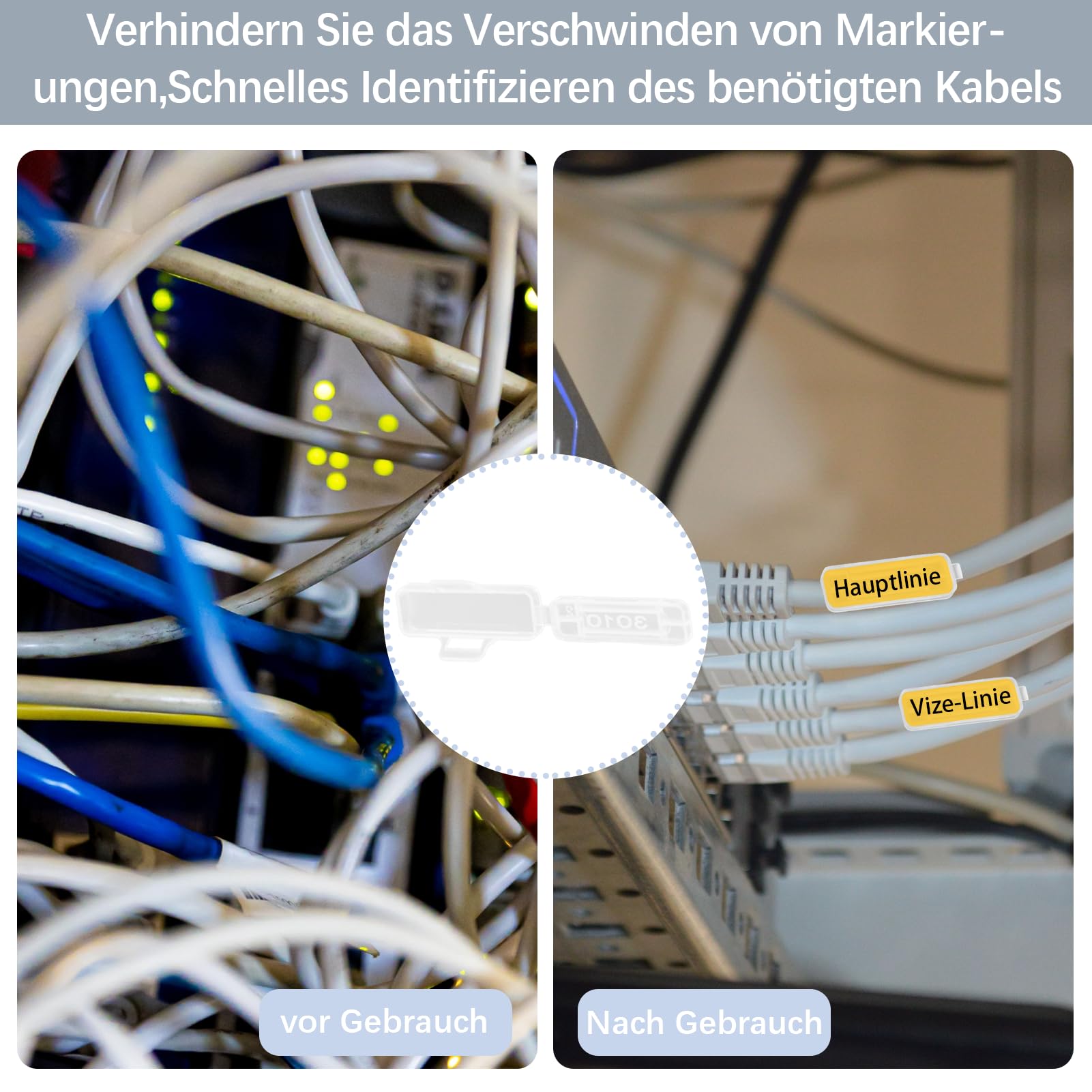 Etichette Per Cavi Multicolore - 40 Pezzi Con Fascette A Cerniera Nylon, Scrivibili E Riutilizzabili - Foto 12