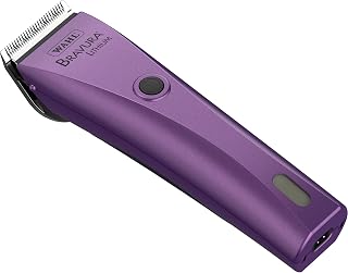 Wahl Bravura Professional Cordless Clipper Kit for Dogs Cats Horses - Purple 5-in-1 Blade 90 Min Runtime